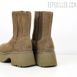 Wmns Classic Twin Seam New Heights Boot Brown Heels