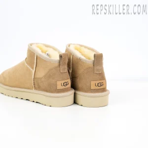 Wmns Classic Ultra Mini Boot 'Sand' Heels