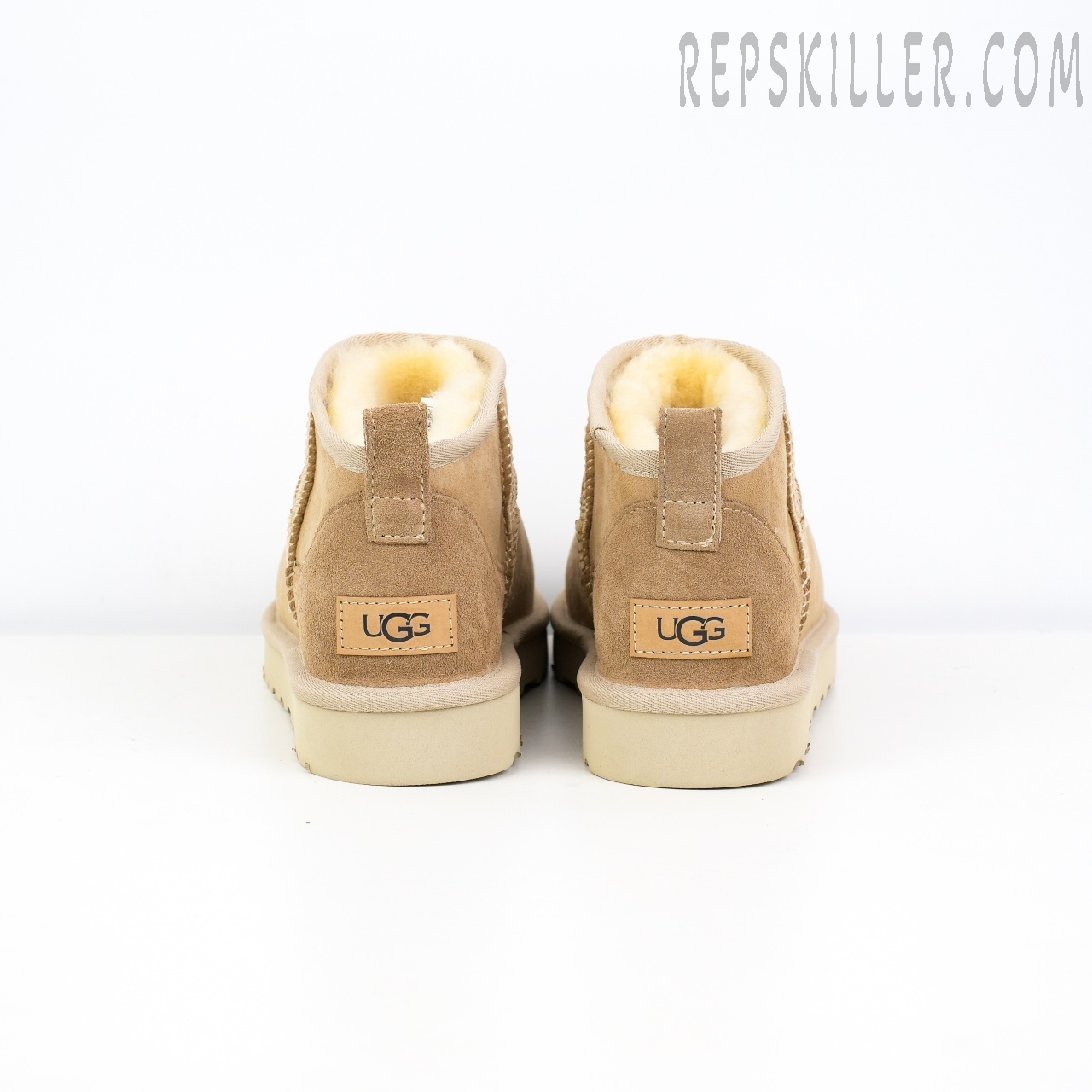 Wmns Classic Ultra Mini Boot 'Sand' Heels