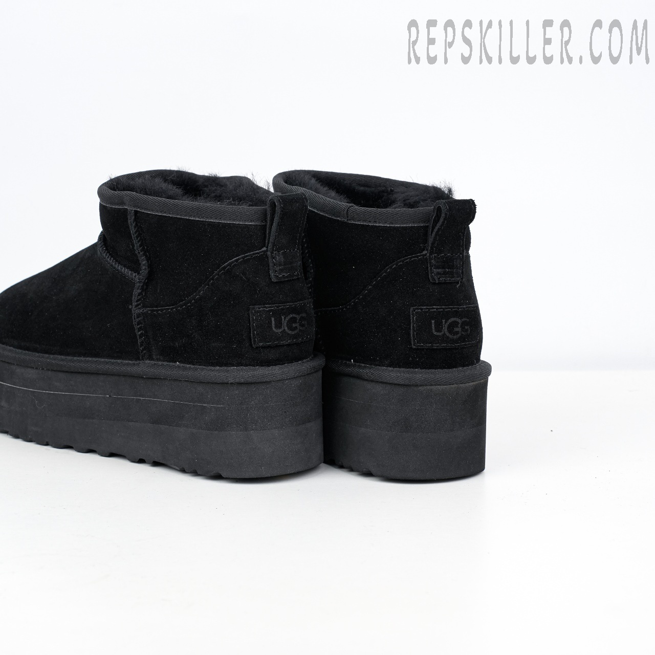 Wmns Classic Ultra Mini Platform Boot 'Black' Heels