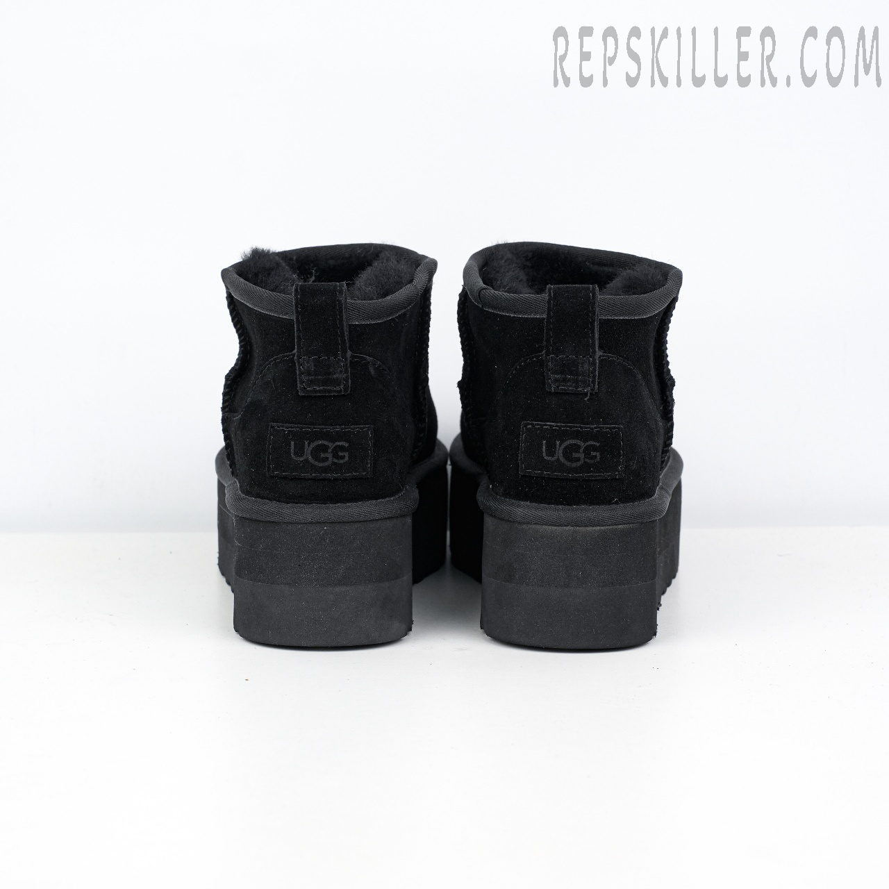 Wmns Classic Ultra Mini Platform Boot 'Black' Heels