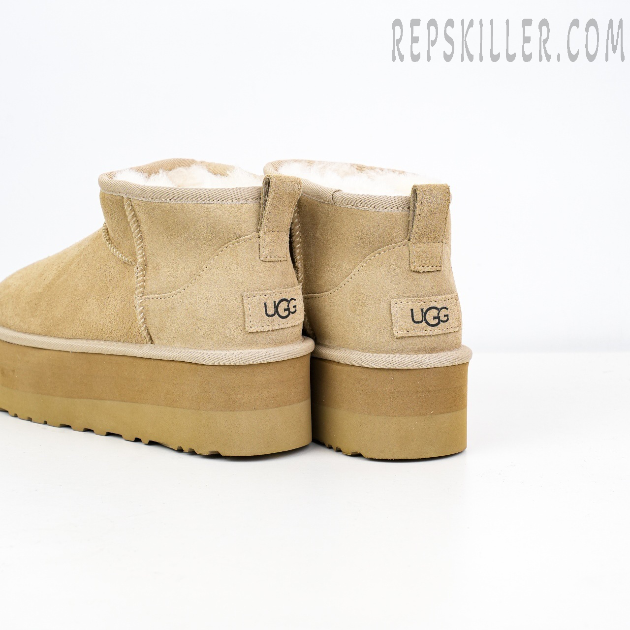 Wmns Classic Ultra Mini Platform Boot 'Mustard Seed' Heels