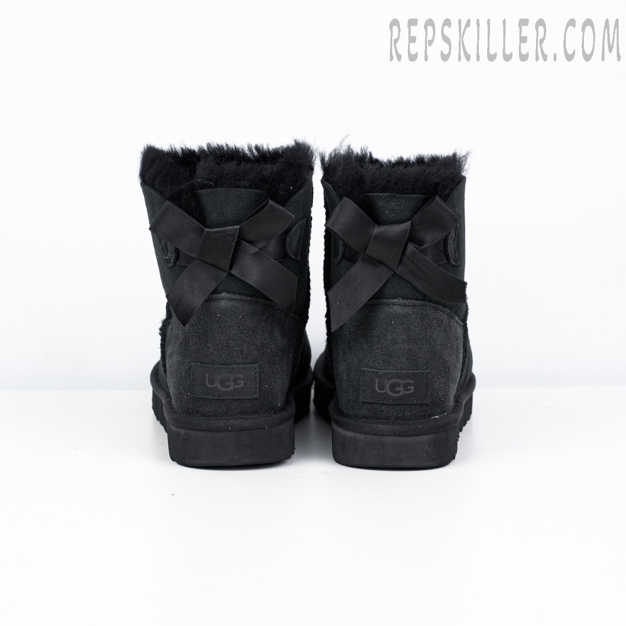 Wmns Mini Bailey Bow II Black Heels