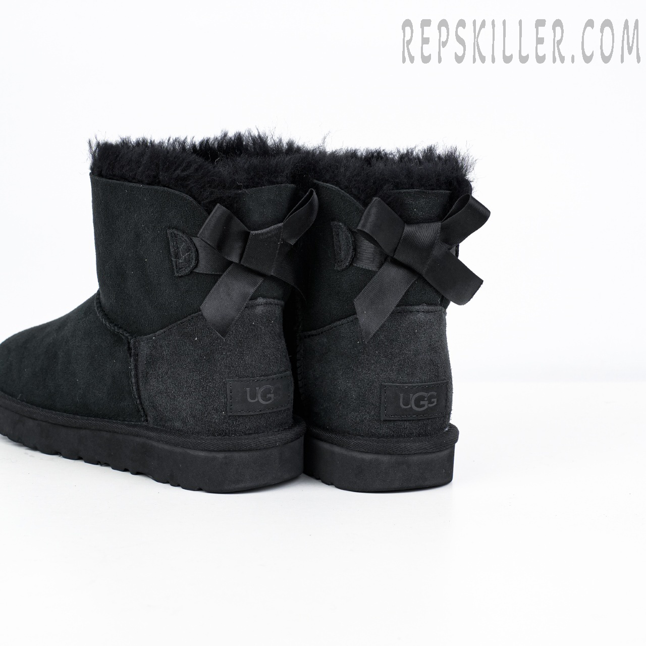 Wmns Mini Bailey Bow II Black Heels