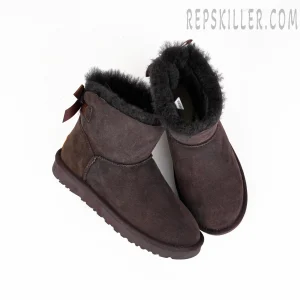 Wmns Mini Bailey Bow II Coffee Brown