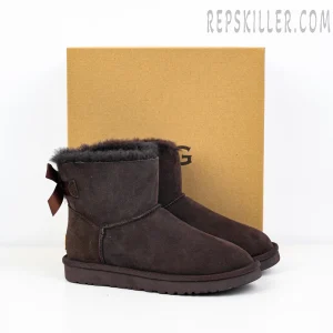 Wmns Mini Bailey Bow II Coffee Brown