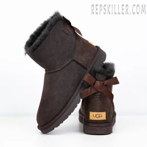 Wmns Mini Bailey Bow II Coffee Brown