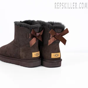 Wmns Mini Bailey Bow II Coffee Brown Heels