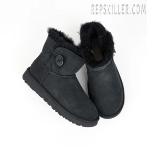 Wmns Mini Bailey Button II Boot Black