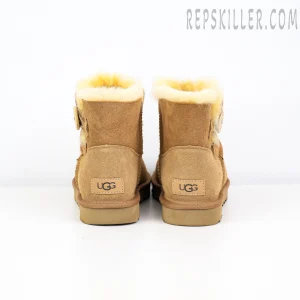 Wmns Mini Bailey Button II Boot 'Chestnut' Heels