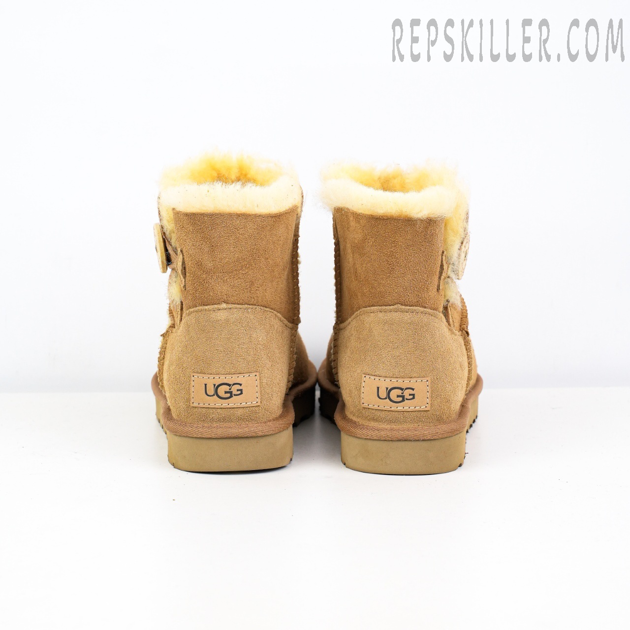 Wmns Mini Bailey Button II Boot 'Chestnut' Heels