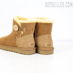 Wmns Mini Bailey Button II Boot 'Chestnut' Heels