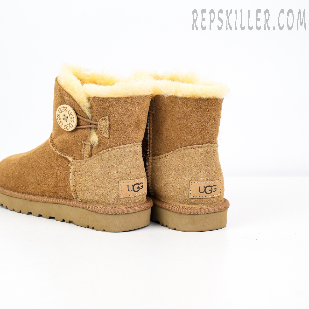 Wmns Mini Bailey Button II Boot 'Chestnut' Heels