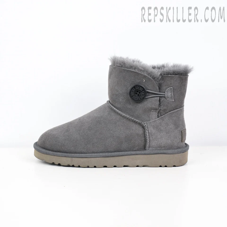 Wmns Mini Bailey Button II Boot Grey