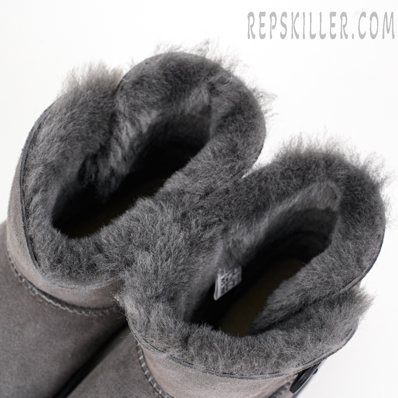 Wmns Mini Bailey Button II Boot Grey