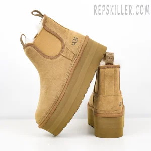 Wmns Neumel Platform Chelsea Boot 'Chestnut'