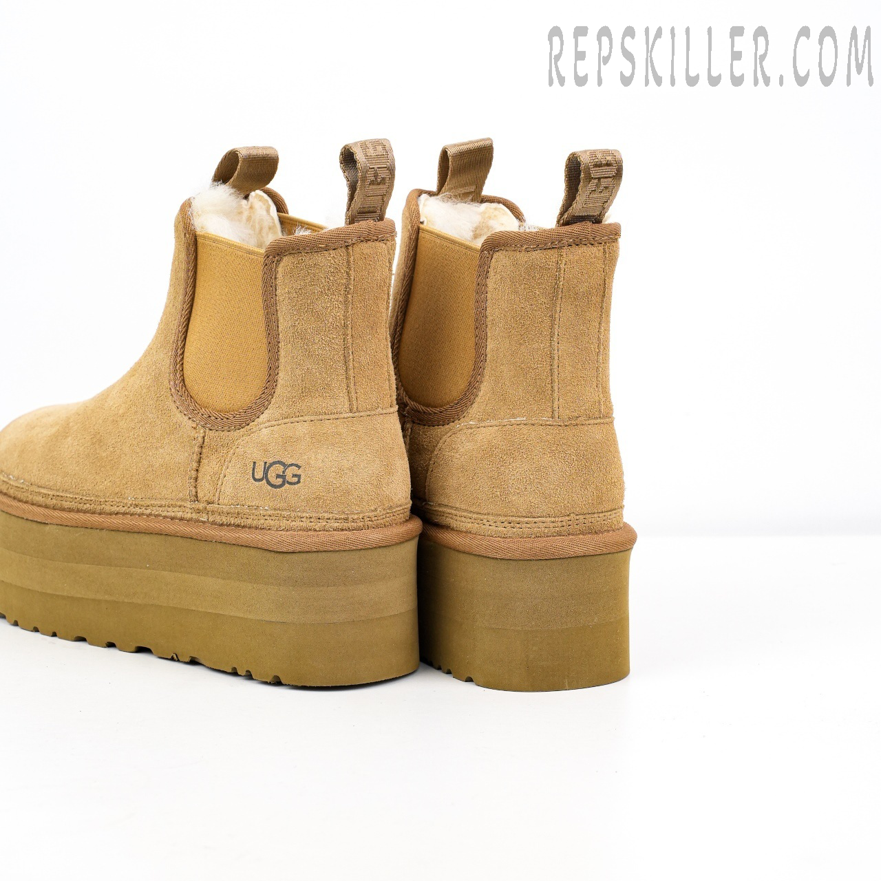 Wmns Neumel Platform Chelsea Boot 'Chestnut' Heels