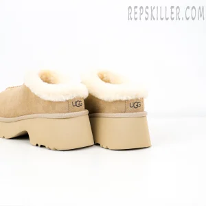 Wmns New Heights Cozy Clog Beige Heels
