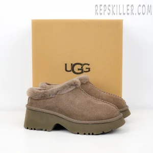 Wmns New Heights Cozy Clog Brown