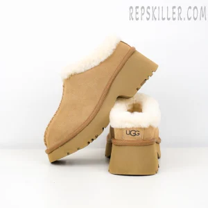 Wmns New Heights Cozy Clog 'Chestnut'