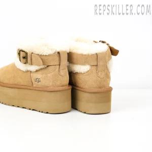 Wmns Ultra Mini Belted Roller Boots Heels