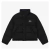 Balenciaga Reversible Puffer Jacket with Safety Pin Black/Navy