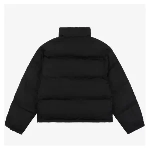 Balenciaga Reversible Puffer Jacket with Safety Pin Black/Navy Back side
