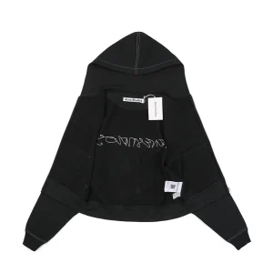 Acne Studios Contrast Stitch Logo Zip Hoodie Lining