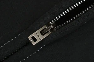 Acne Studios Contrast Stitch Logo Zip Hoodie Zipper puller