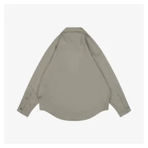 Ami Embossed Heart Pocket Shirt Back view