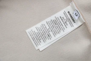 BBry Check Embossed Equestrian Knight Logo Flocked Hoodie Wash Brown label