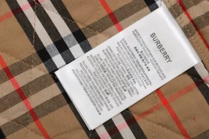 BBry Diamond-Quilted Cotton Jacket Wash label
