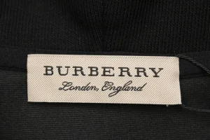 BBry Embossed Equestrian Knight Logo Hoodie Black Brand label