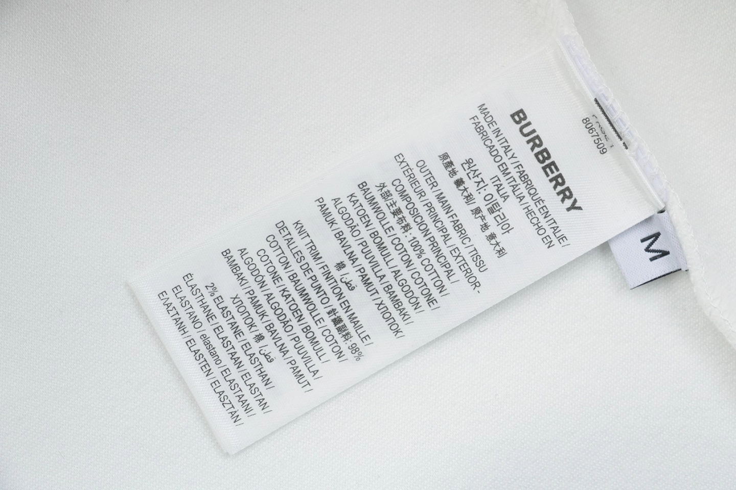 BBry Embossed Equestrian Knight Logo Hoodie White Brand label