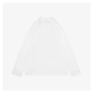 BBry Equestrian Knight Fine-Line Embroidery Shirt White Back view