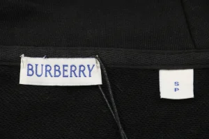 BBry Equestrian Knight Rope Logo Hoodie Black Brand label