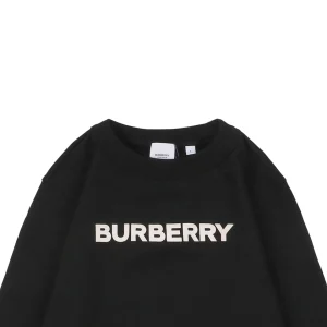 BBry Logo Print Crewneck Sweatshirt Black