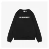 BBry Logo Print Crewneck Sweatshirt (Black/White)