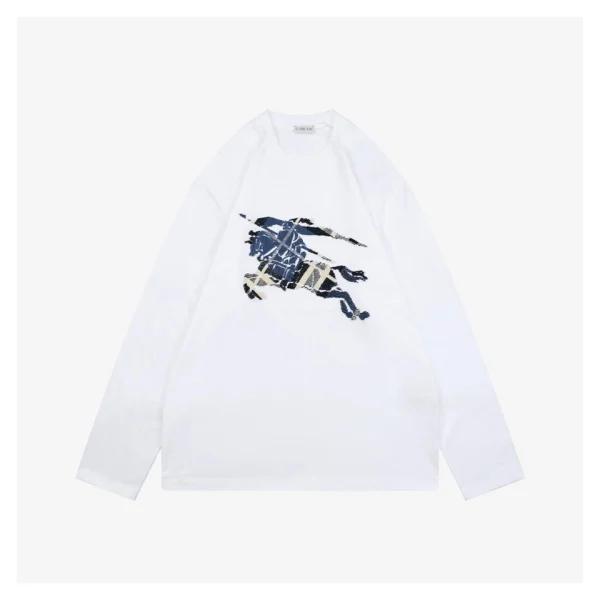 BBry Multicolor Knight Brushed Embroidery Shirt White Front view