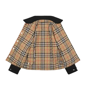 BBry Reversible Quilted Check Jacket Lining