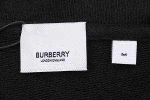 BBry Terry-Embroidered Knight Hoodie Black Brand label