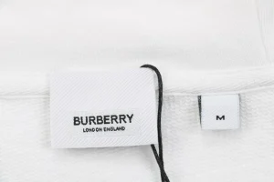 BBry Terry-Embroidered Knight Hoodie White Brand label