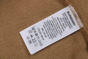 BBry Terry-Embroidered Knight Hoodie Brown Wash label