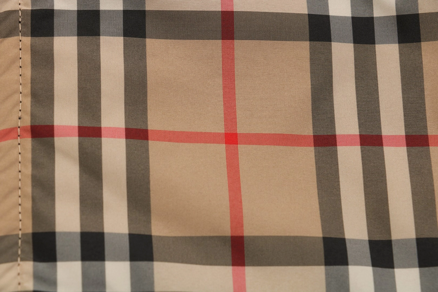 BBry Vintage Check Reversible Hooded Jacket