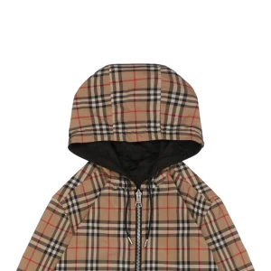 BBry Vintage Check Reversible Hooded Jacket