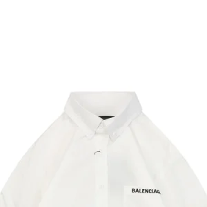 Balenciaga Embroidered Crest Lion Patch Shirt