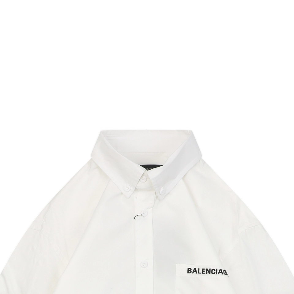 Balenciaga Embroidered Crest Lion Patch Shirt