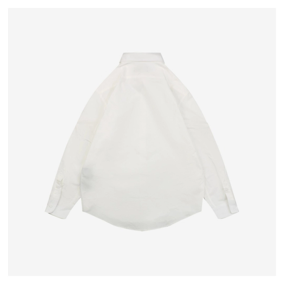 Balenciaga Embroidered Crest Lion Patch Shirt Back view