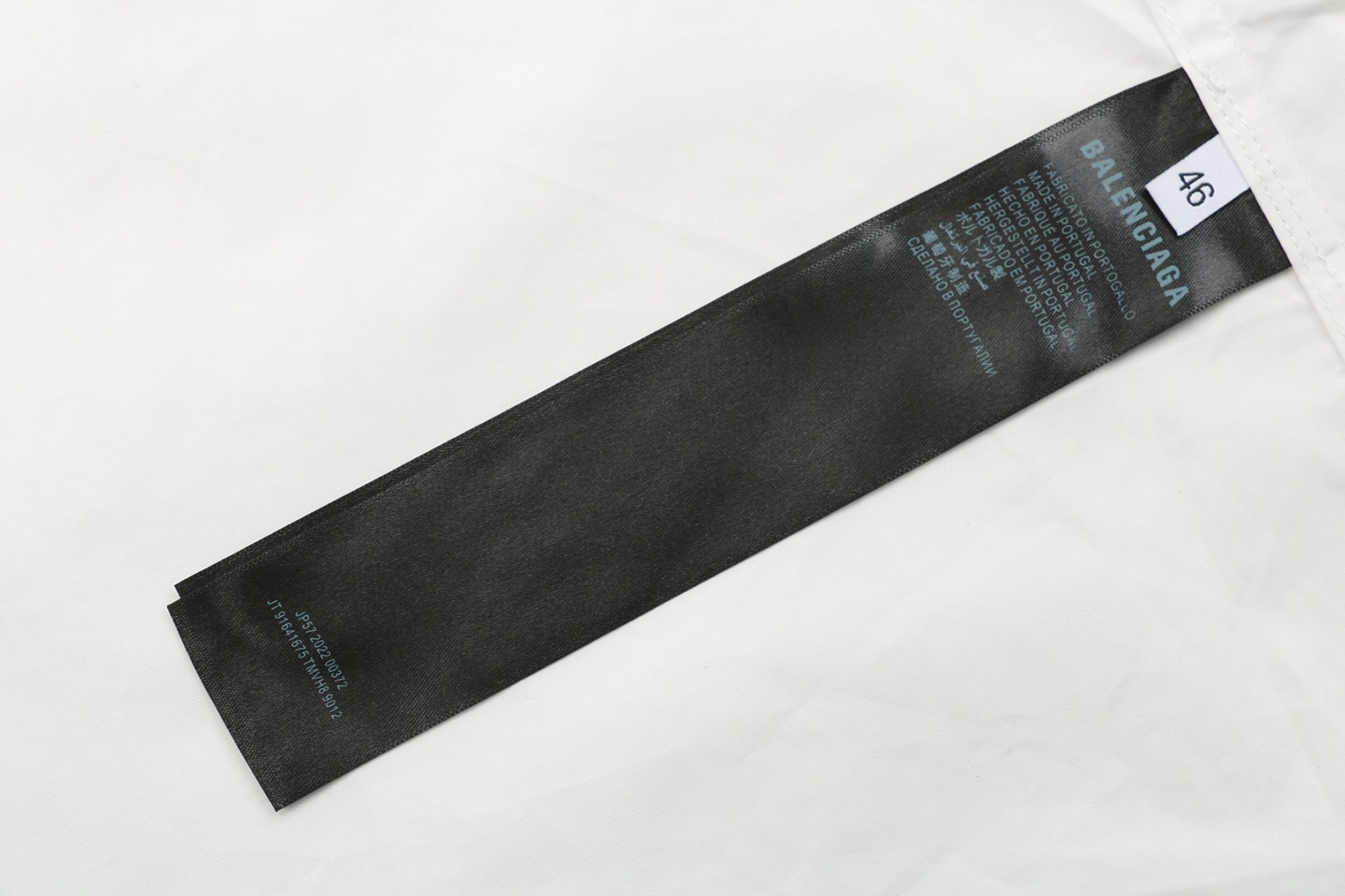 Balenciaga Embroidered Crest Lion Patch Shirt Wash label