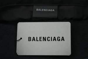 Balenciaga Faux Layered Polo-Collar Sweatshirt Brand Label